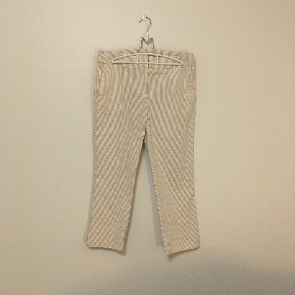 Striped Capri Pants